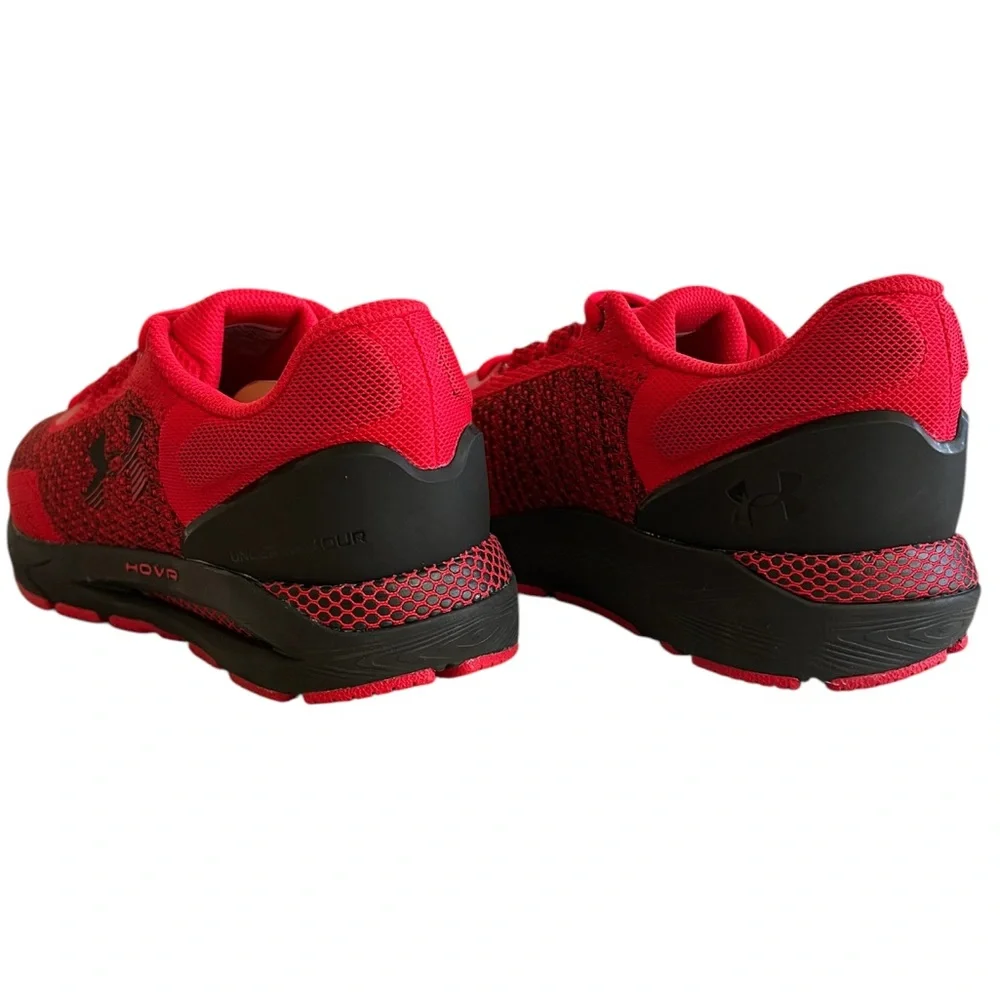 UNDER ARMOUR - HOVR RED BLACK “INTAKE 6” SNEAKERS - Picture 8 of 12
